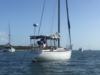 Sailing Vessel First Light, Our Home at Anchor