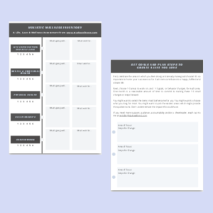 Holistic Wellness Inventory and Goal Setting Worksheet