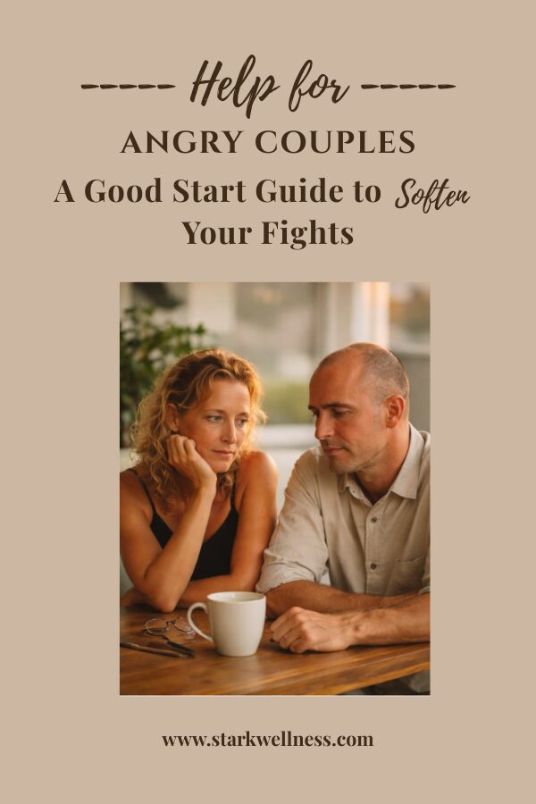 Help for Angry Couples: A Good Start Guide to Soften Your Fights - image of couple in reflection